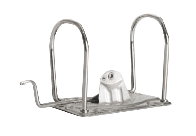 Herraje para registrador de 2 argollas con base rectangular de 95 mm x 54 mm, acabado níquel satinado, capacidad para 700 hojas. Herraje para registrador de 2 argollas con base rectangular de 95 mm x 54 mm, acabado níquel satinado, capacidad para 700 hojas.